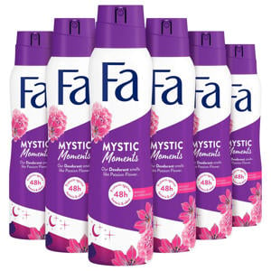 Mystic Moments deospray - 6 x 150 ml - voordeelverpakking