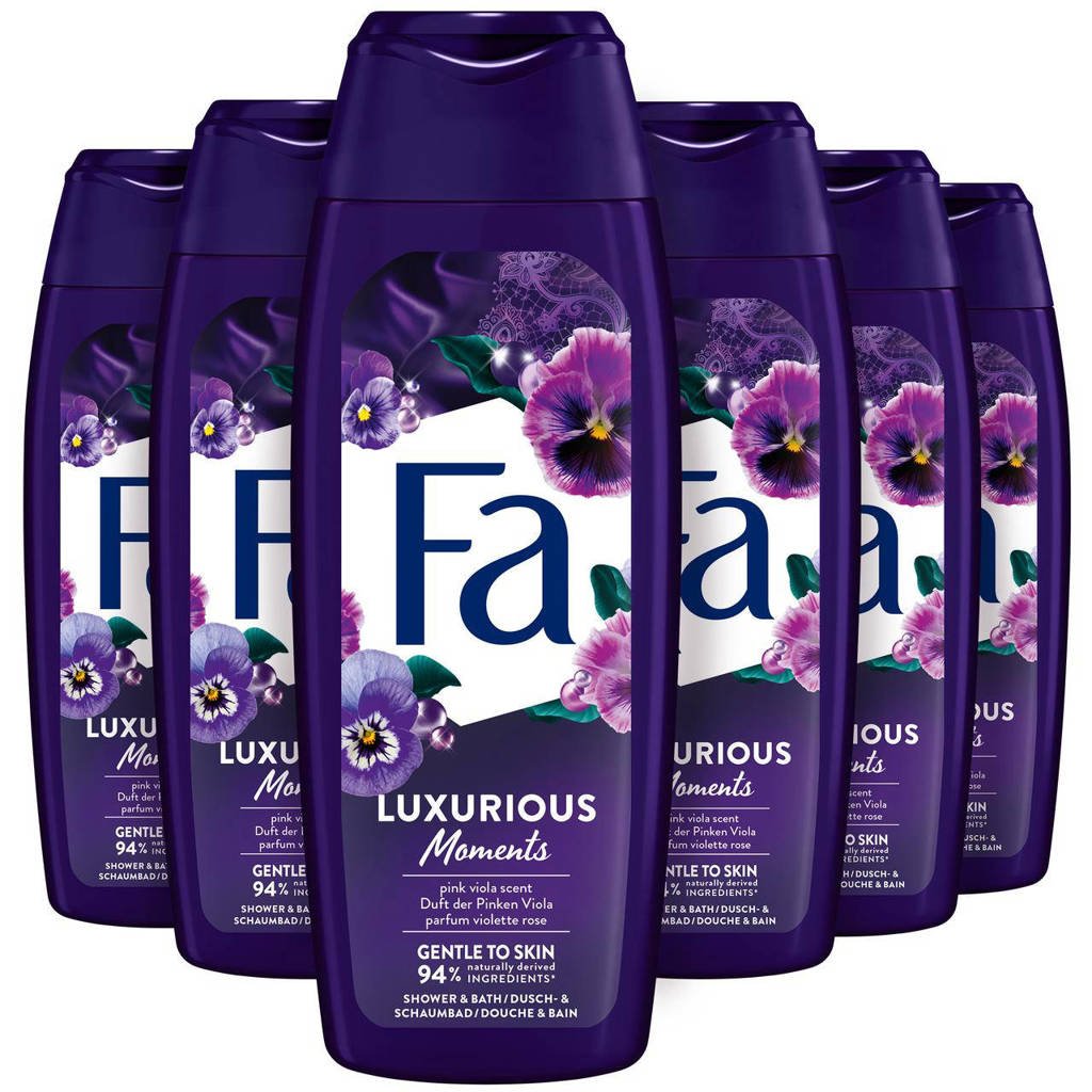 Fa Luxurious Moments badschuim - 6x 500ml multiverpakking
