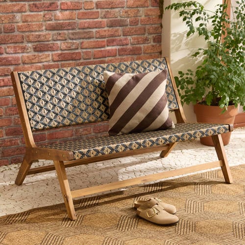 NOUS Garden tuinbank Bowen - Beige/ zwart
