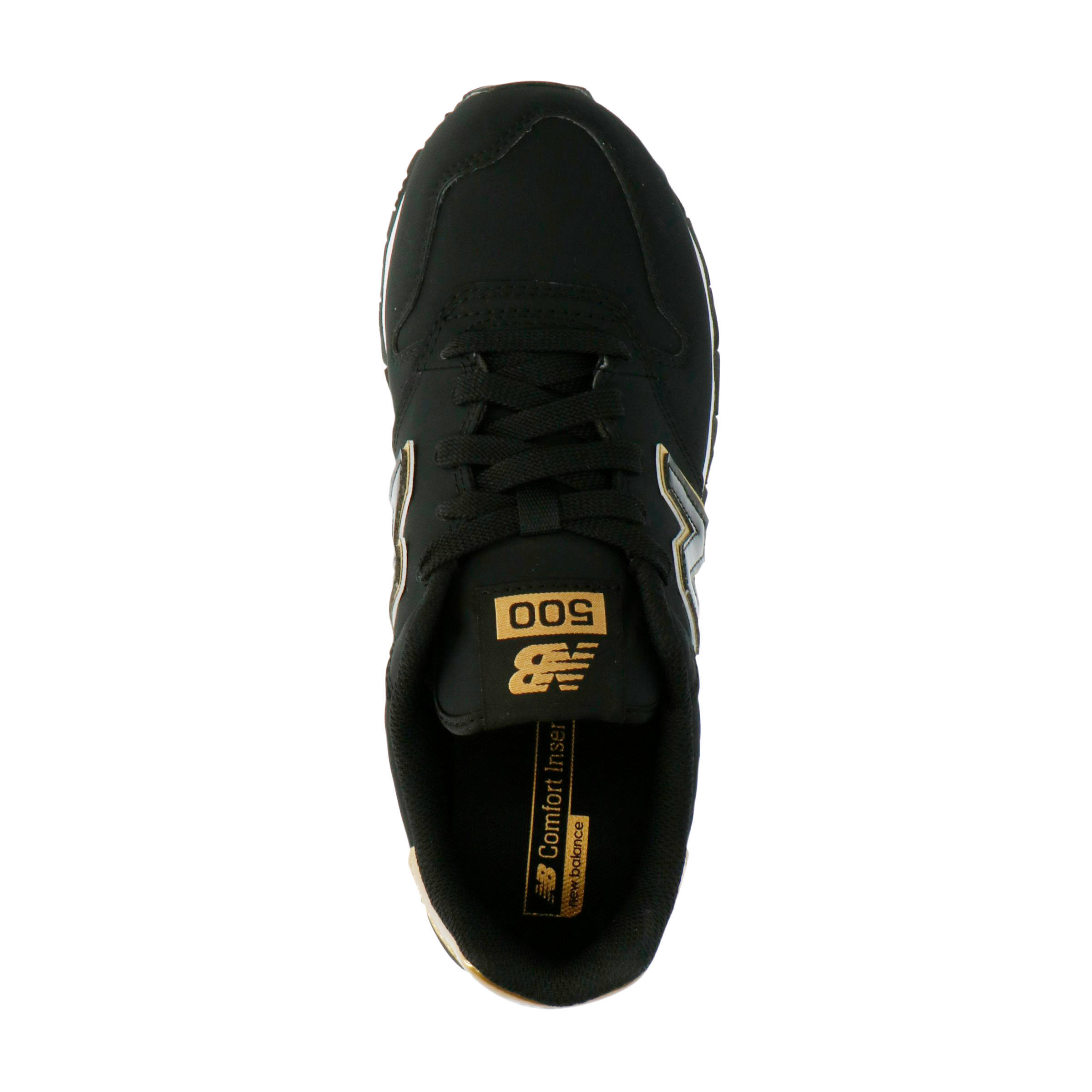 new balance zwart met goud