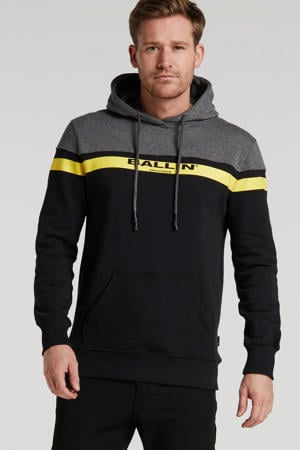 Ballin by hoodie zwart/grijs/geel