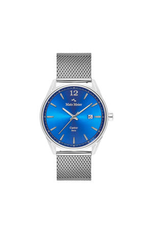 horloge MM01007 blauw/zilverkleur