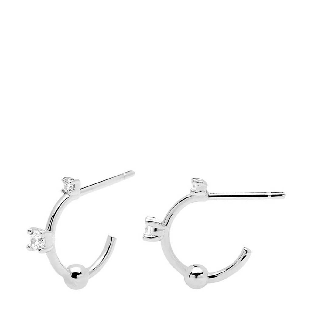 P D Paola oorbellen AR02-084-U zilver, Zilverkleurig