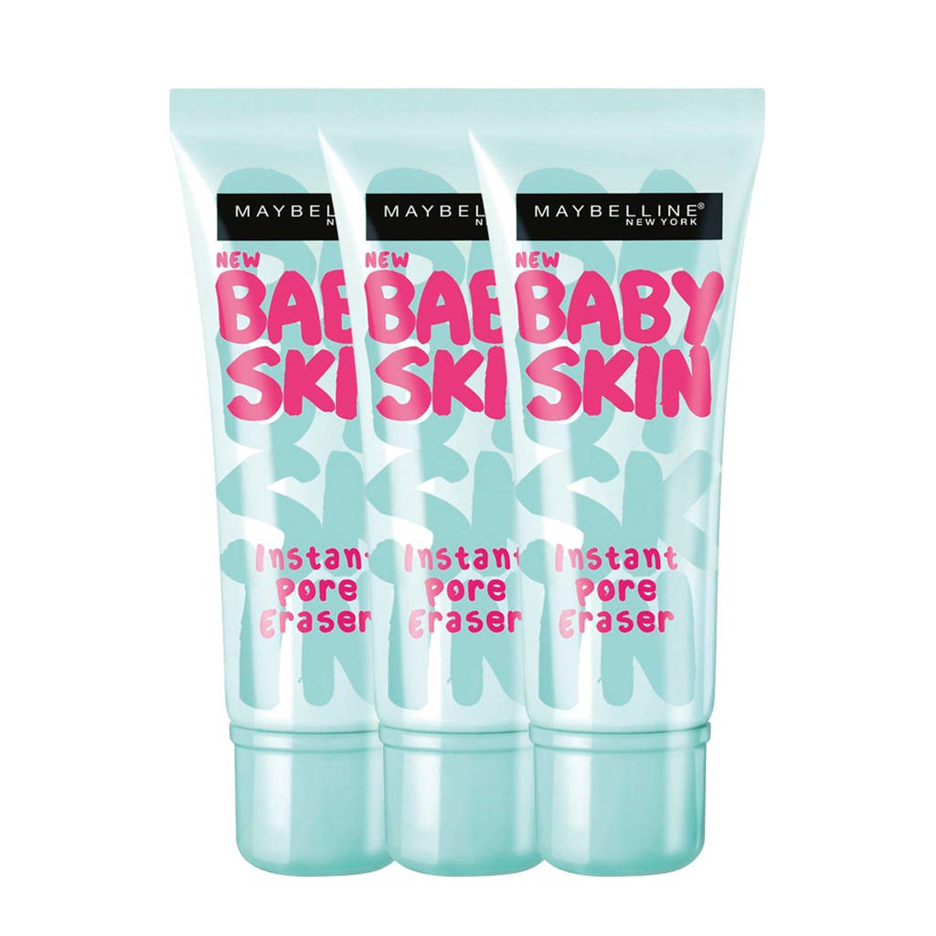 Maybelline New York Baby Skin Pore Eraser - Primer - multiverpakking 3 stuks