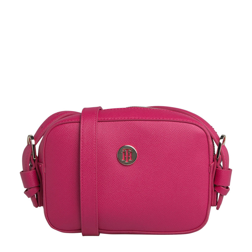 Tommy Hilfiger crossbody tas roze, Paars