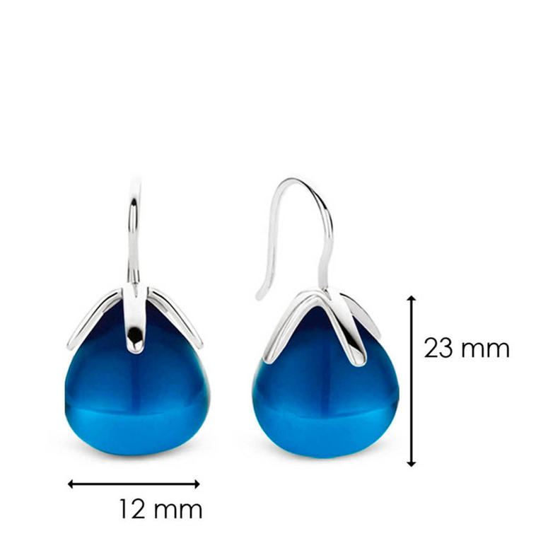 Ti Sento - Milano oorbellen blauw | wehkamp