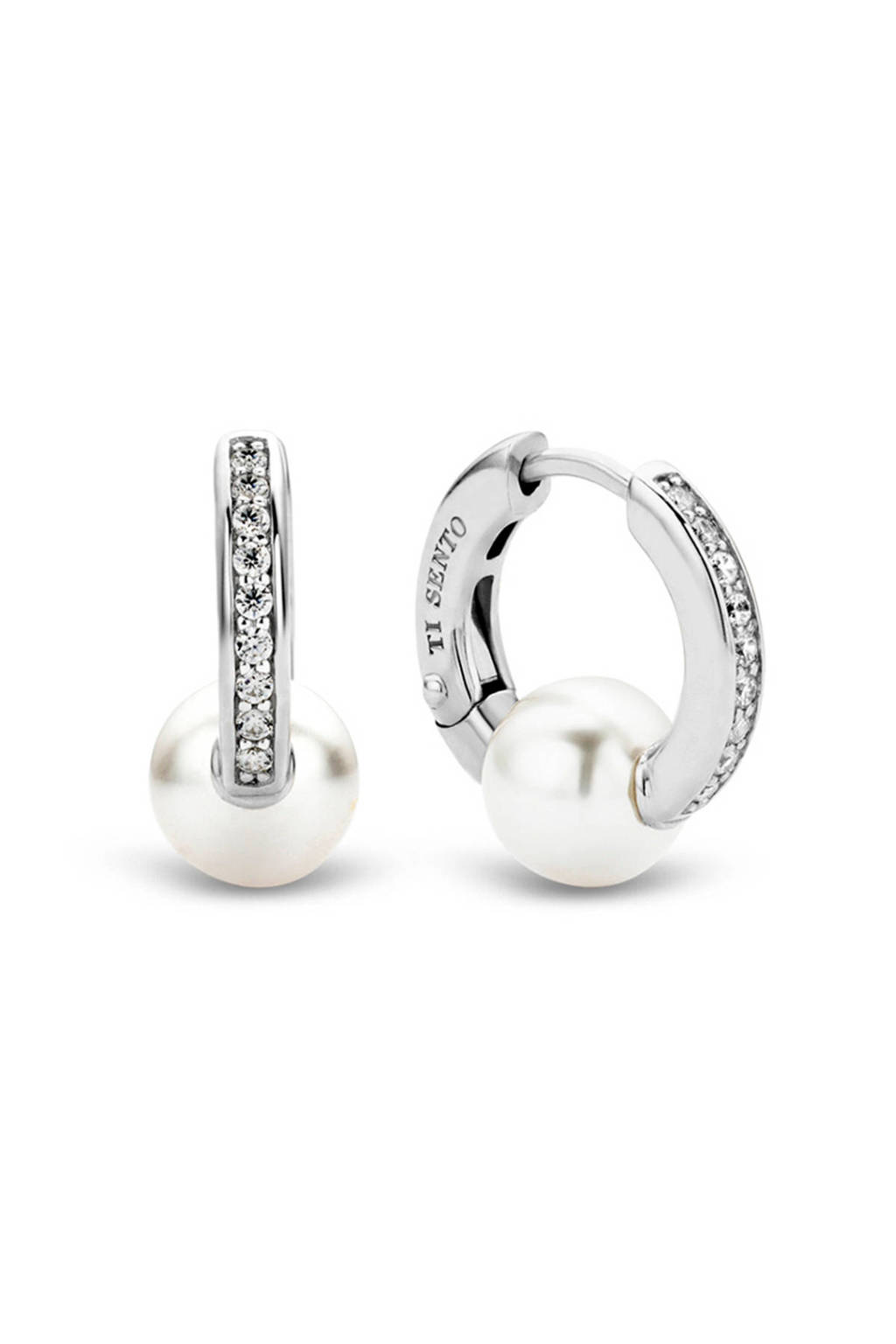 Ti Sento - Milano oorbellen 7761PW zilver, Zilverkleurig