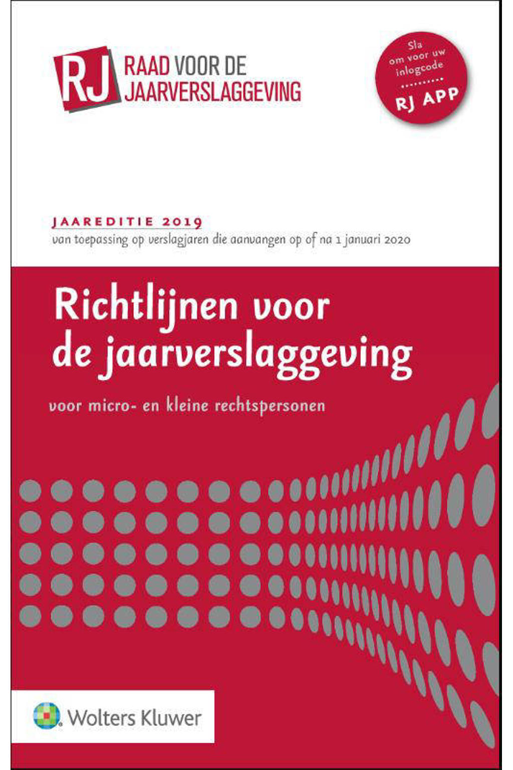 Richtlijnen voor de Jaarverslaggeving voor micro en kleine rechtspersonen 2019 wehkamp