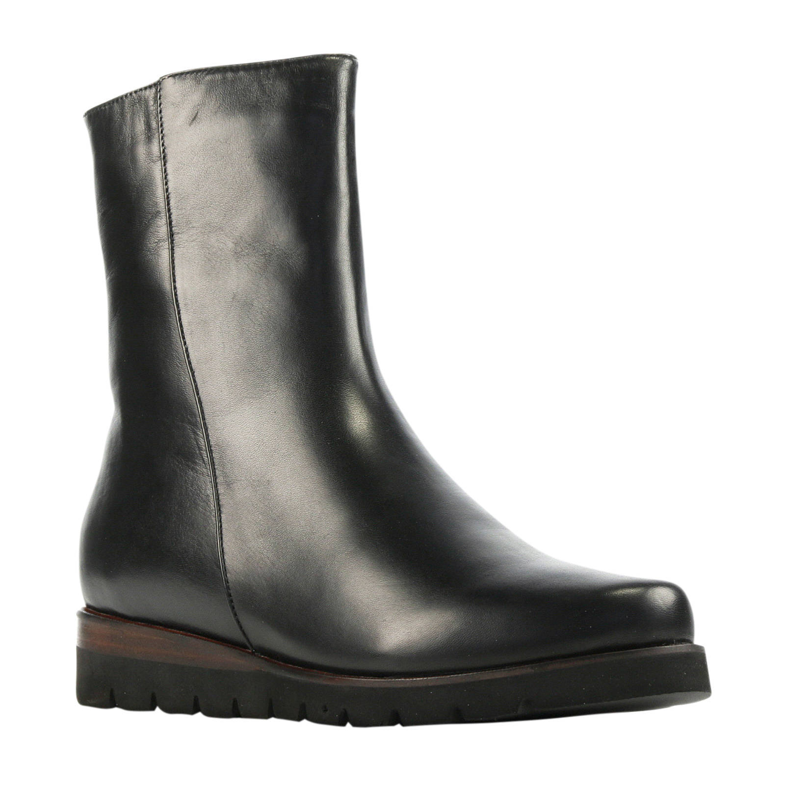 Everybody Dames Enkellaarsjes Zwart led vacht bootie lh | Van den Assem