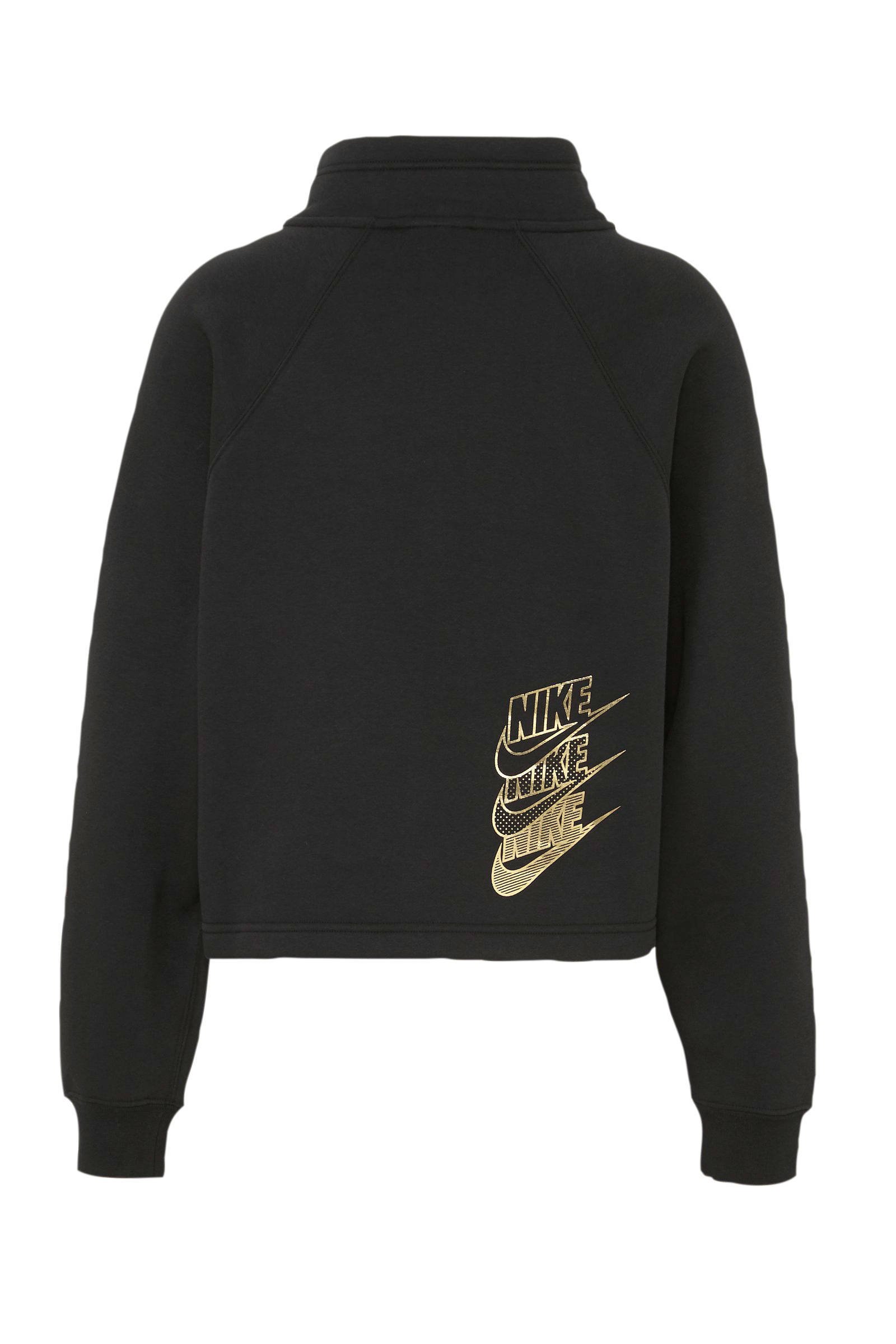 Nike cropped sweater zwart | wehkamp Nike cropped sweater zwart | wehkamp