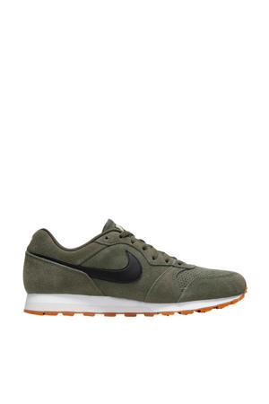 MD Runner 2 suede sneakers olijfgroen/zwart
