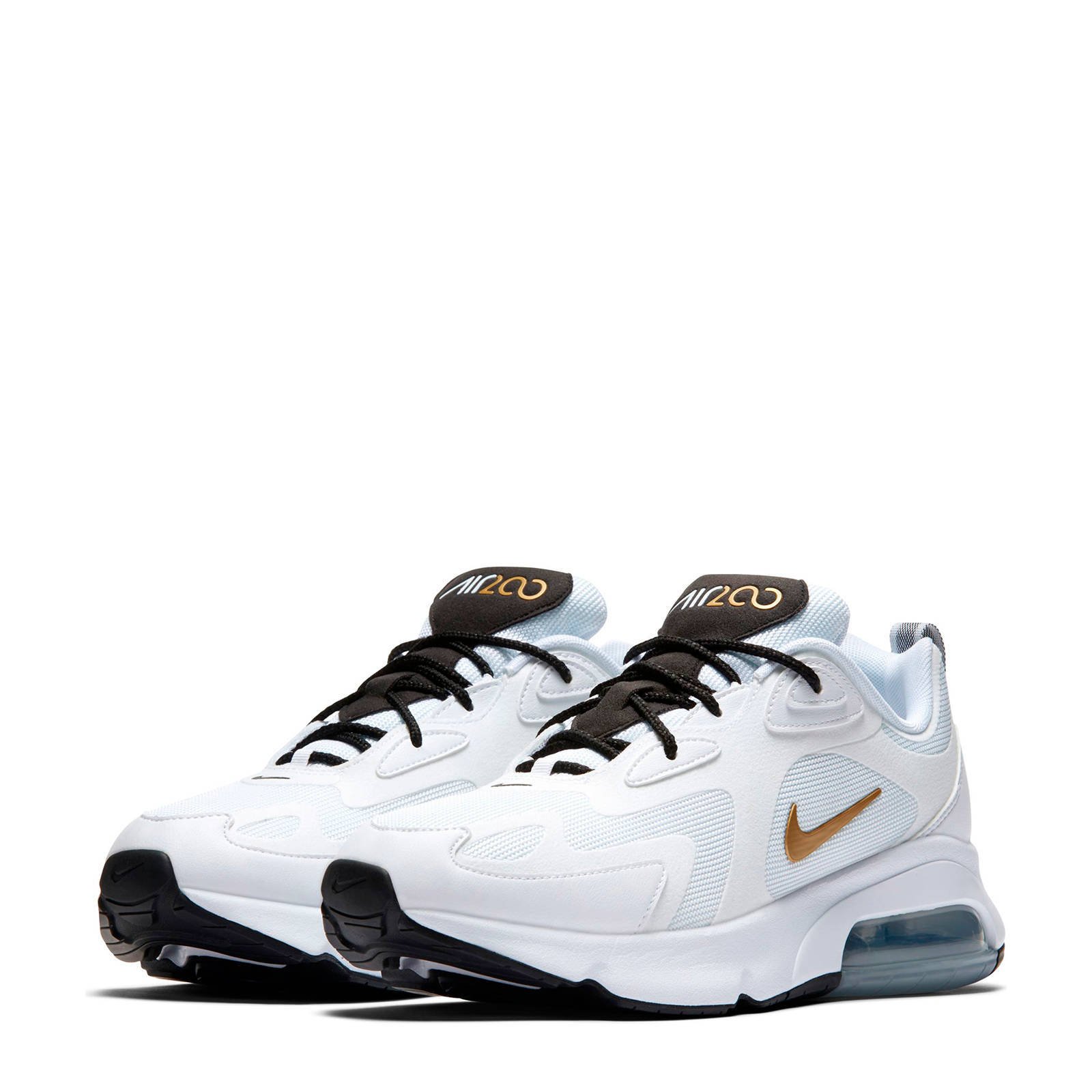 Nike Air Max 200 sneakers wit/goud | wehkamp