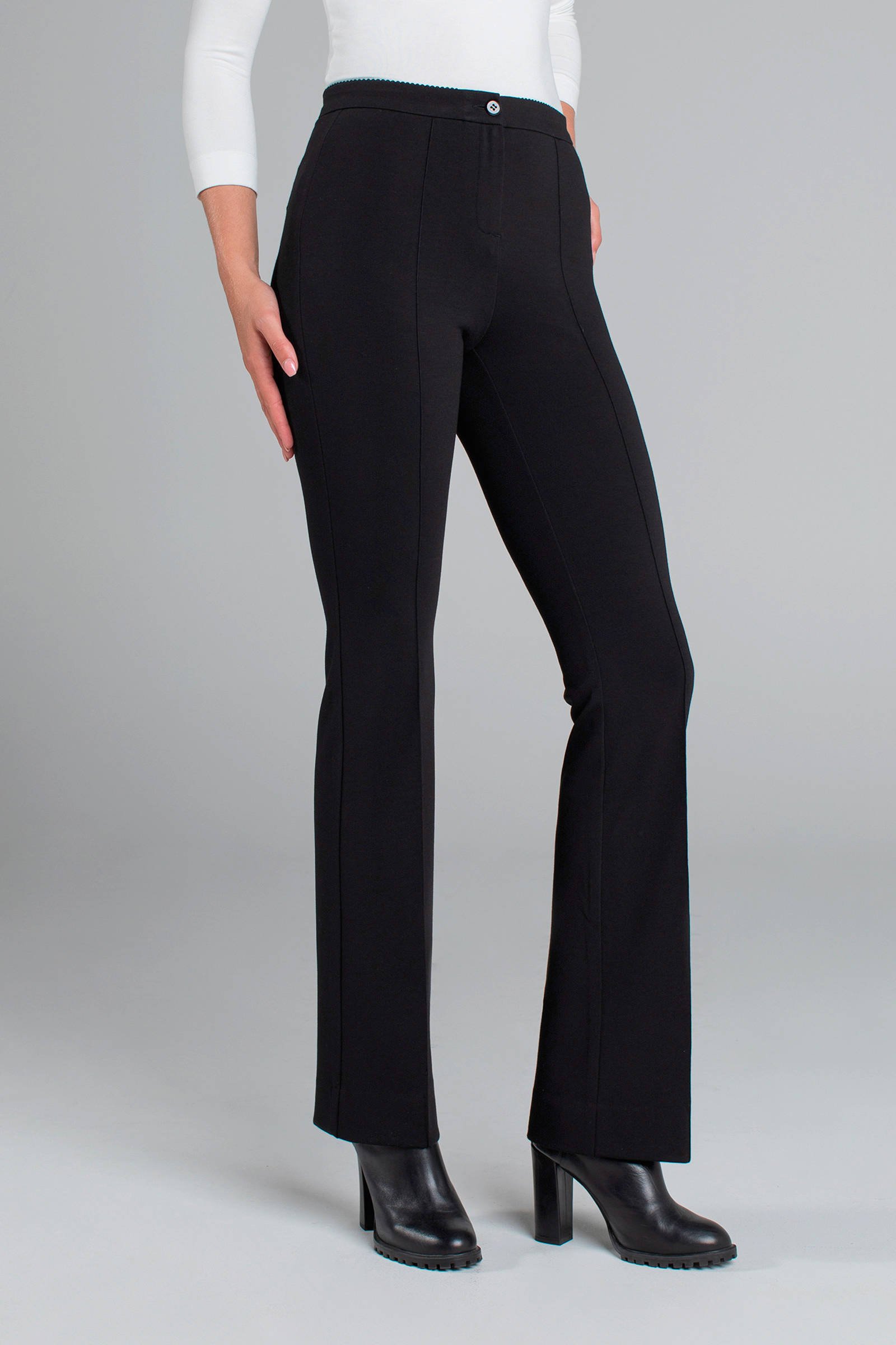 flared broek high waist