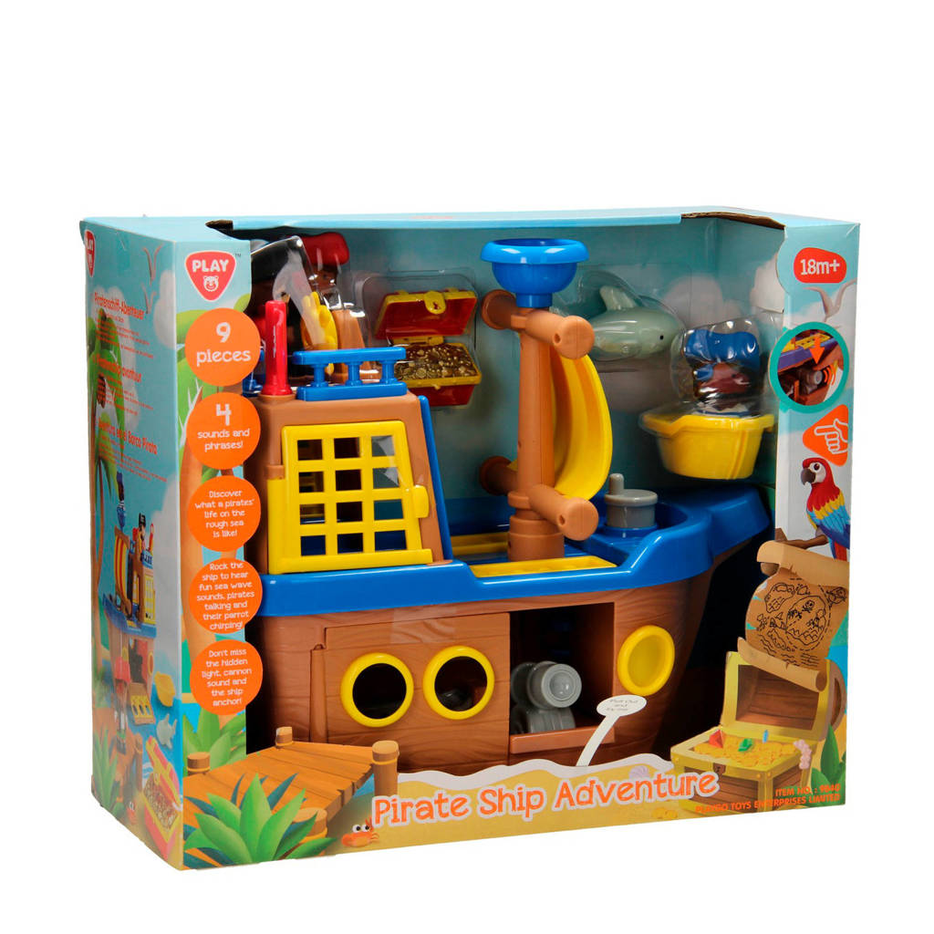 Playgo Piratenschip met Accessoires, Multi