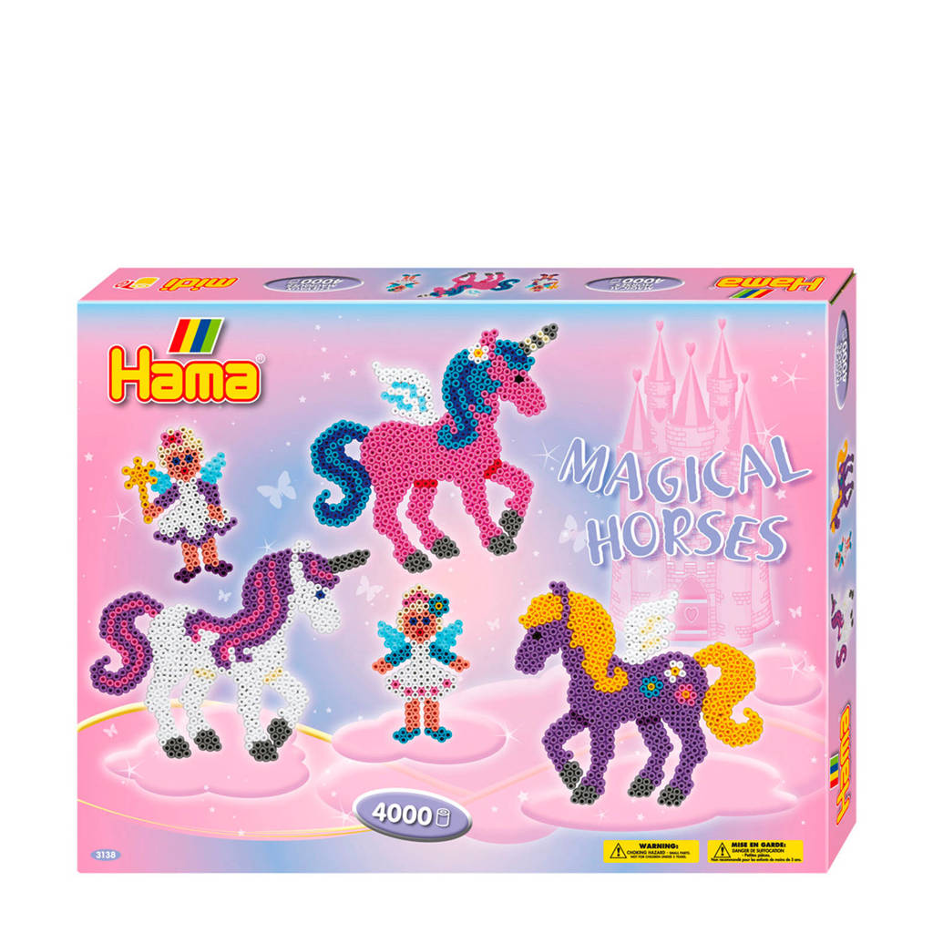 Hama Strijkkralenset - Magical Horses, 4000st.