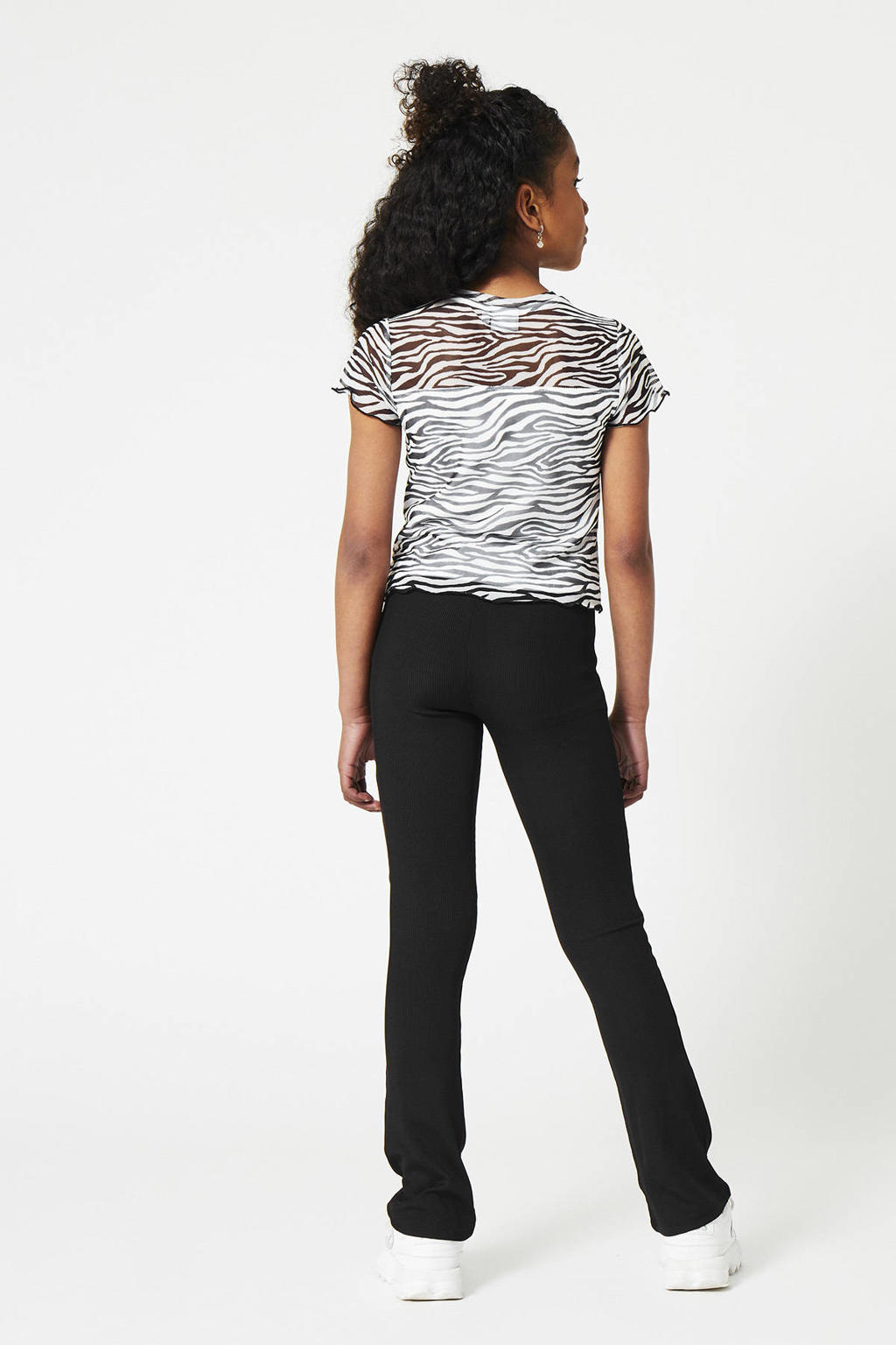 CoolCat Junior flared legging Pam zwart wehkamp