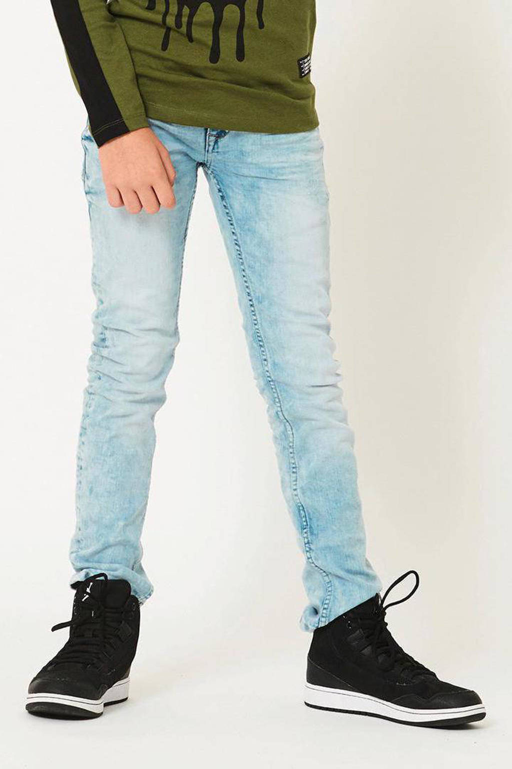 CoolCat Junior slim fit jeans Kevin verwassen blauw