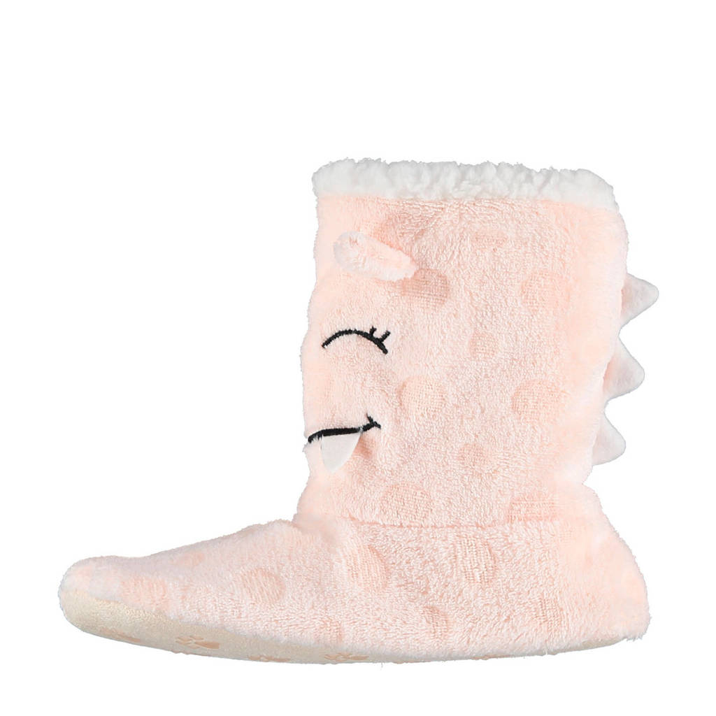 Apollo pantoffels lichtroze meisjes, Lichtroze