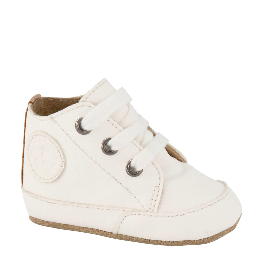 Elefanten leren babyschoenen wit