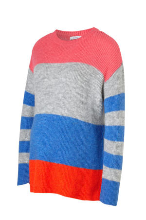 Positiemode zwangerschapstrui roze/grijs/blauw