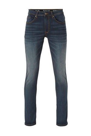 Clockhouse slim fit broek blauw