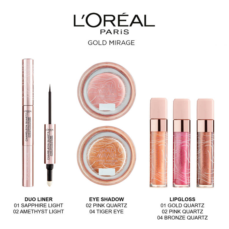 L'Oréal Paris Gold Mirage Limited Edition Collectie Crushed Quartz