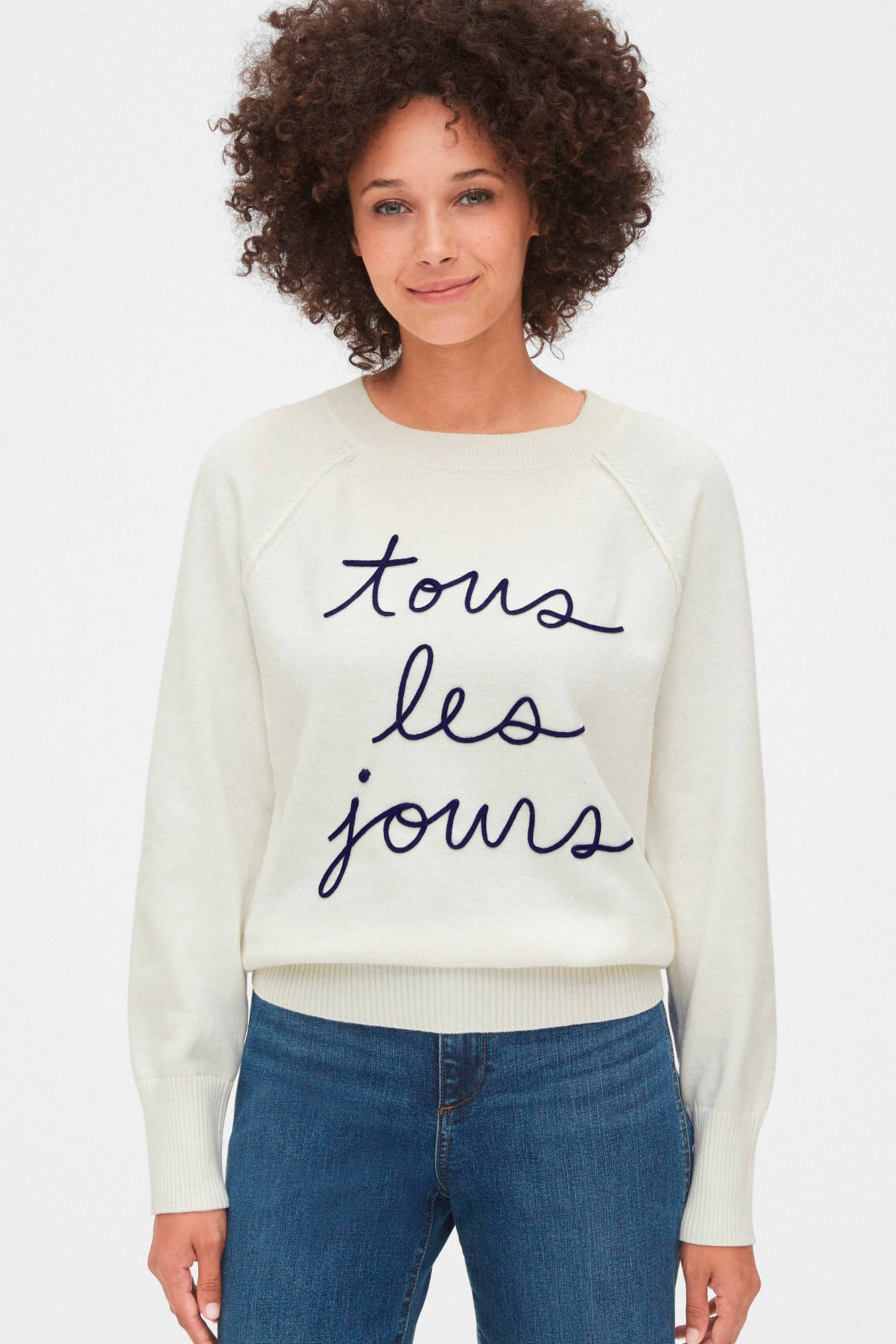 GAP sweater met printopdruk ecru | wehkamp GAP sweater met printopdruk wit | wehkamp