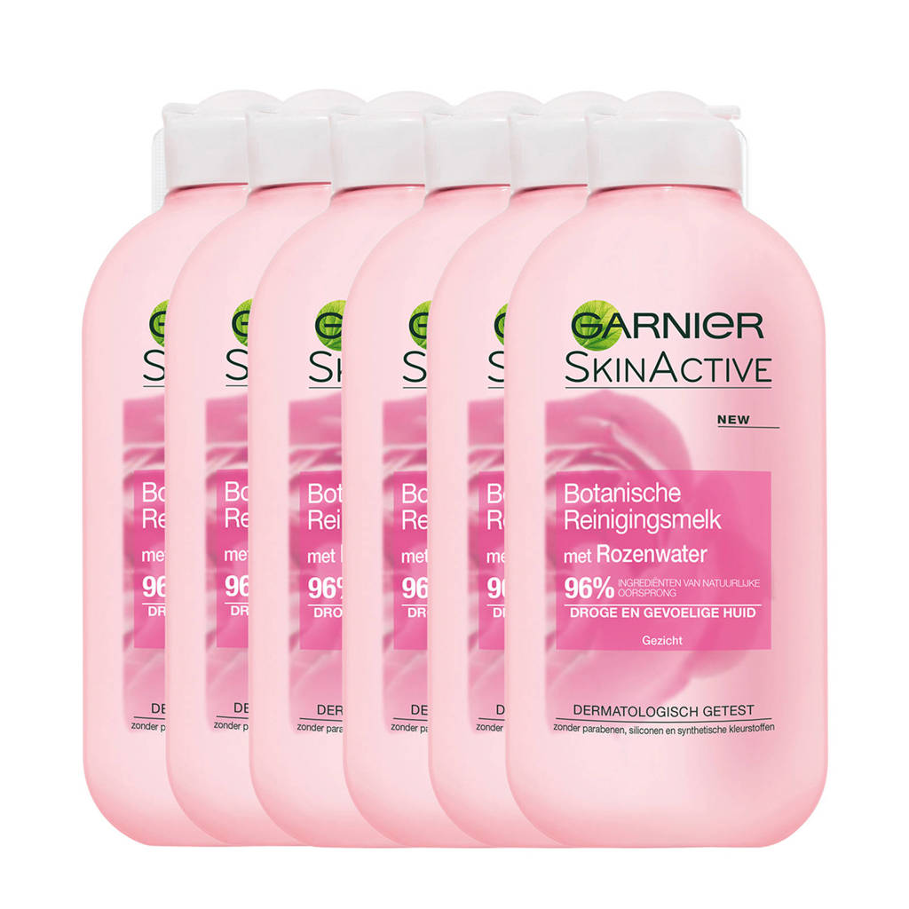 Garnier Skin Natural Essentials Botanische reinigingsmelk - 6 x 200 ml - voordeelverpakking