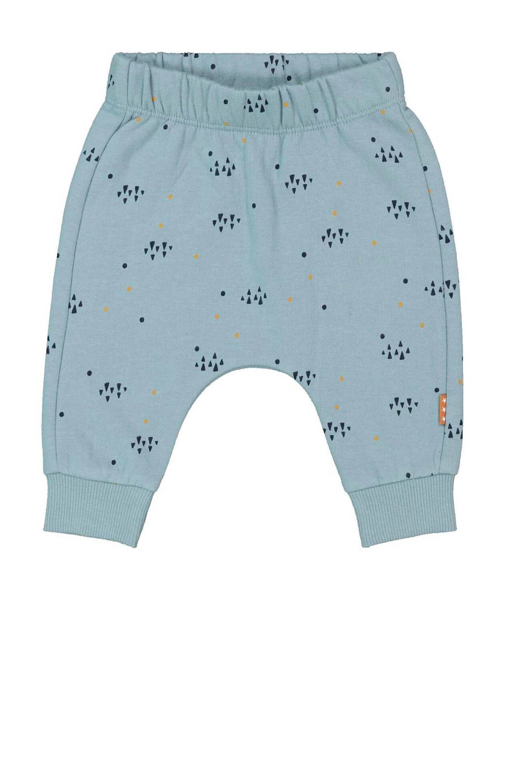 Gespierd hefboom schreeuw HEMA newborn baby broek met all over print blauw | wehkamp
