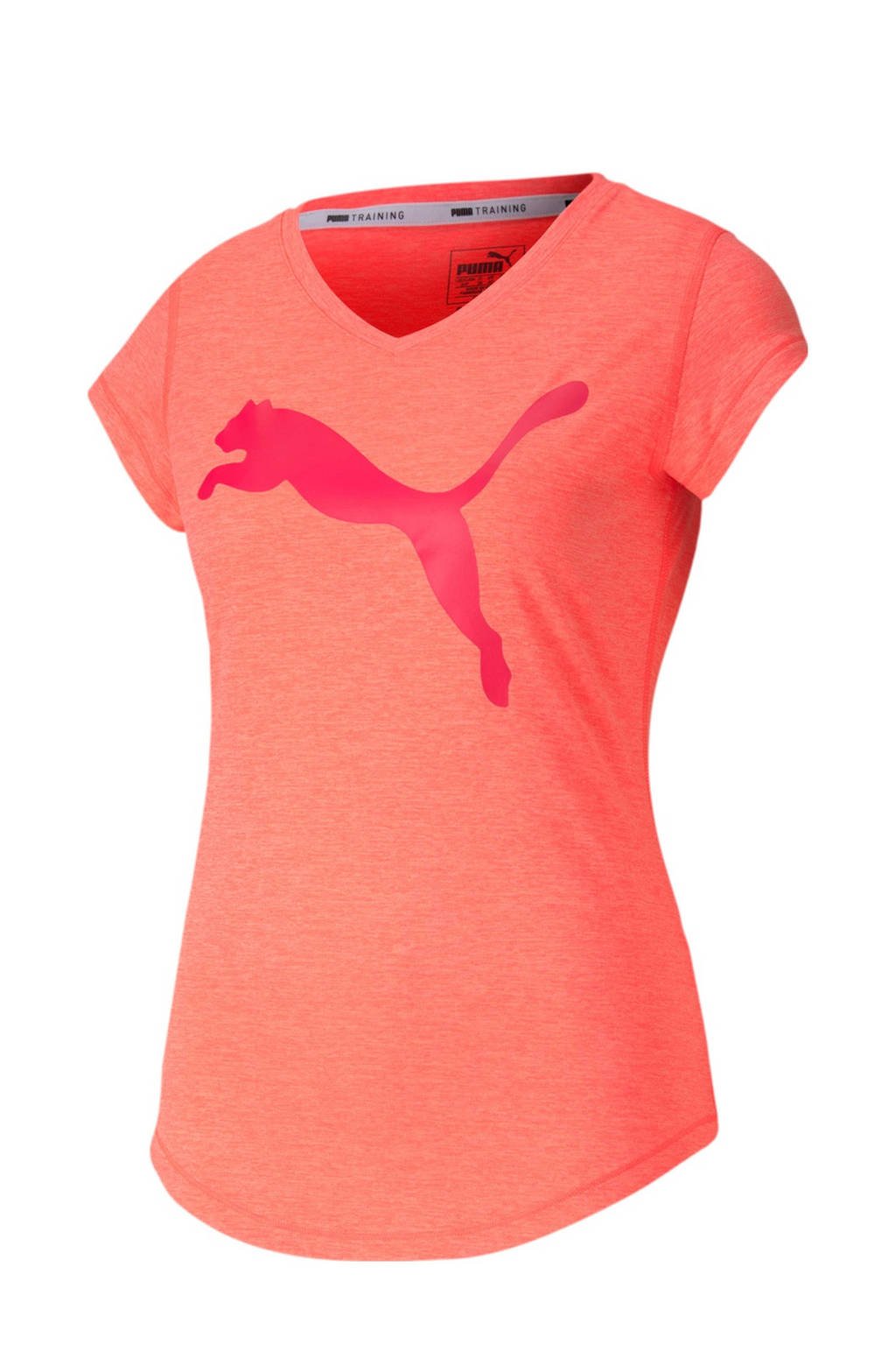 Puma sport T-shirt koraalrood/fuchsia, Koraalrood/fuchsia