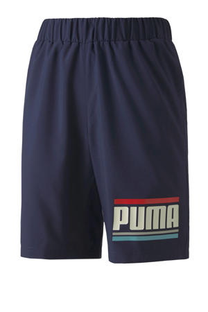 short donkerblauw