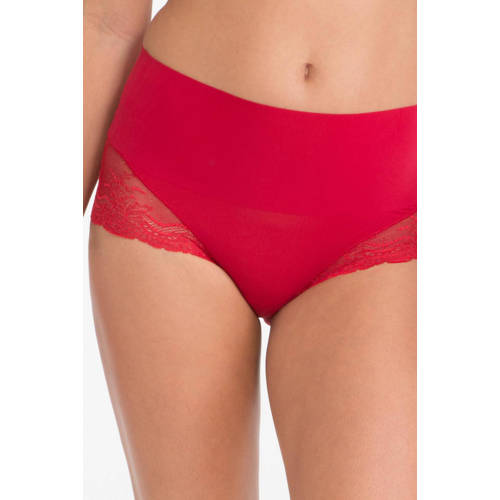 SPANX Undie-tectable licht corrigerende Lace Hi-Hipster rood afbeelding