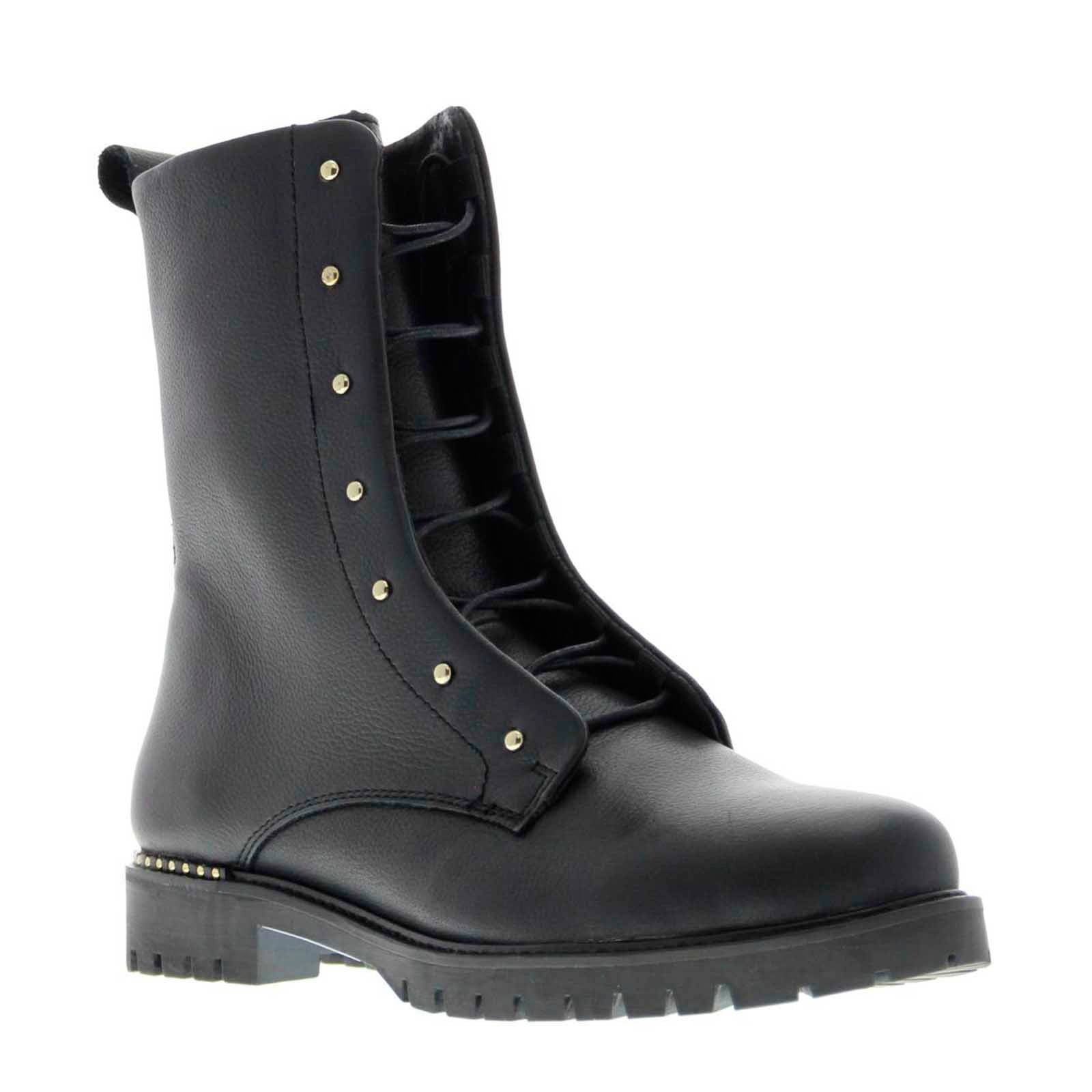 Tango Shoes Bee 3135-A leren veterboots zwart | wehkamp