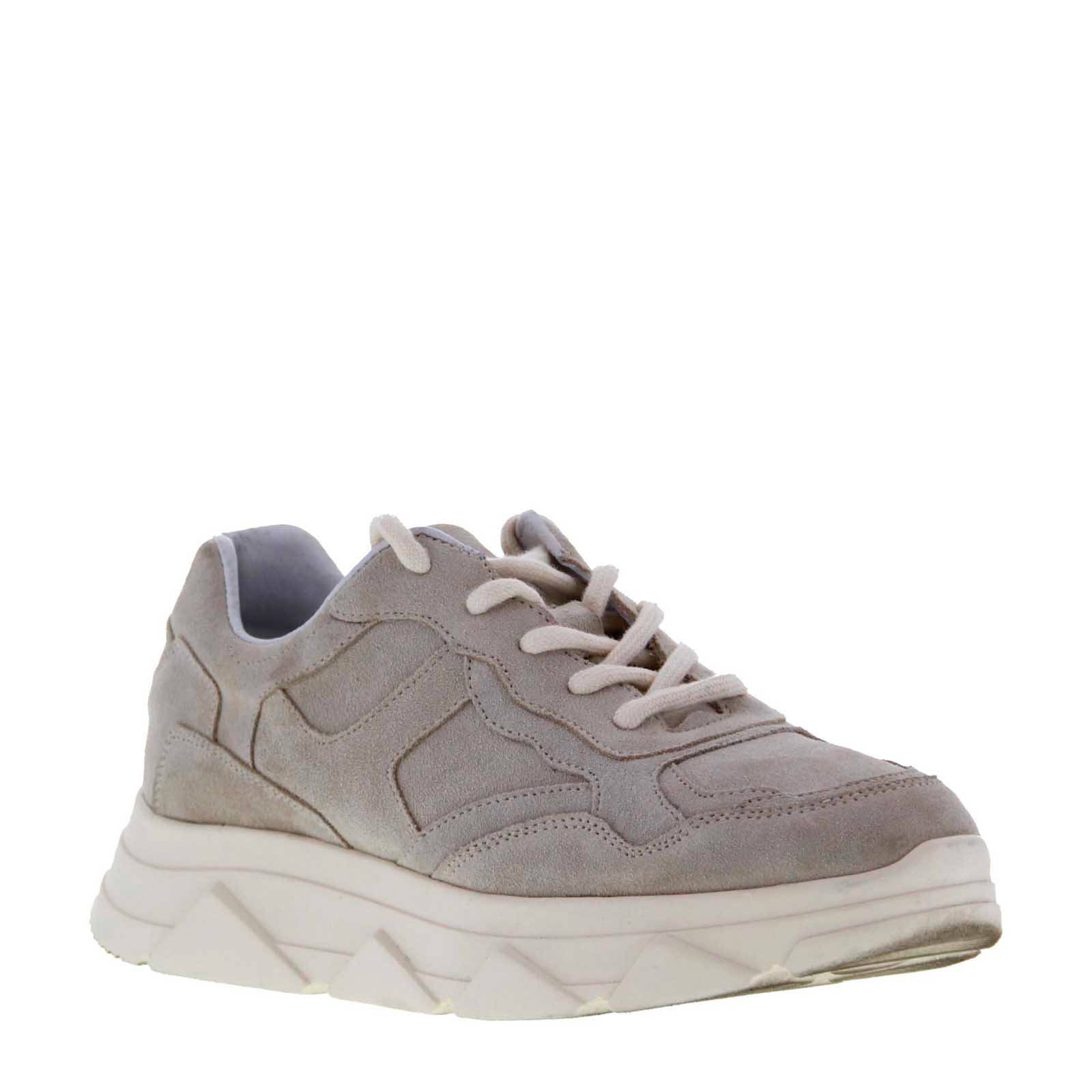 Tango Shoes Kady Fat 10-G suède sneakers grijs | wehkamp