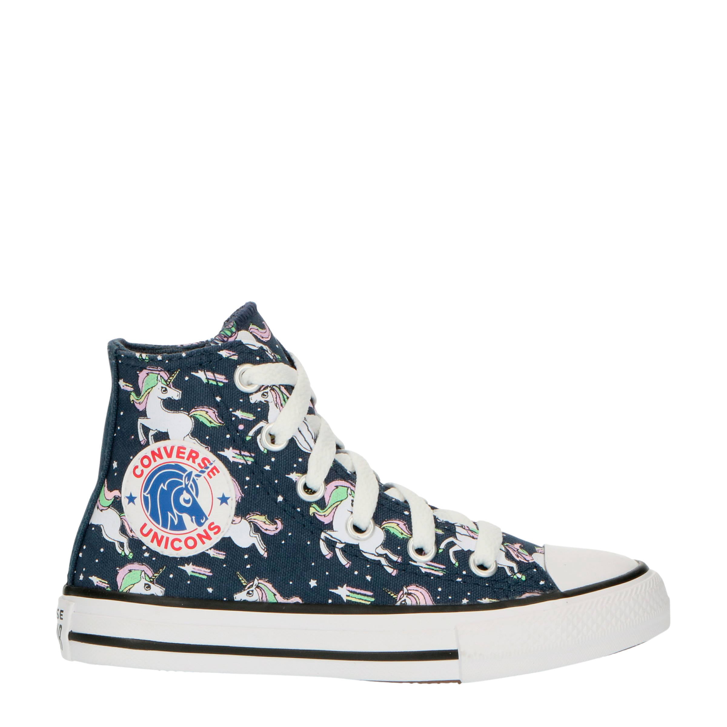 Converse Unicons Chuck Taylor All Star Hi halfhoge sneakers blauw/multi |  wehkamp