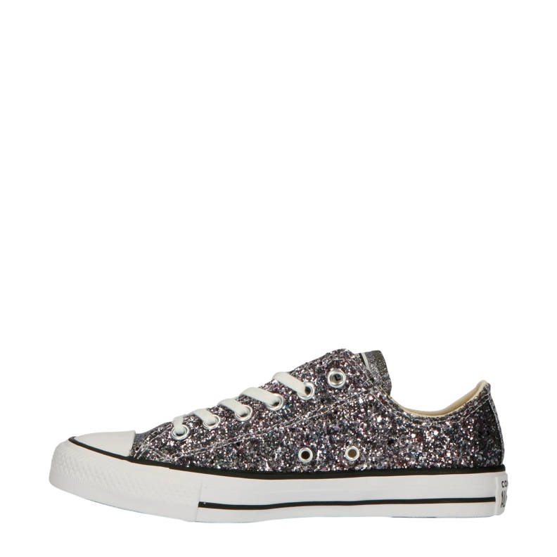 Converse Chuck Taylor All Star sneakers zilver/glitters wehkamp