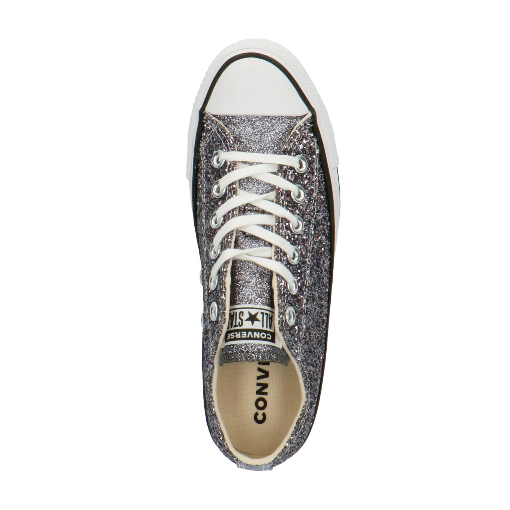 Converse Chuck Taylor All Star sneakers zilver/glitters wehkamp