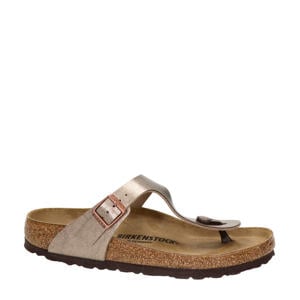 Gizeh teenslippers taupe metallic