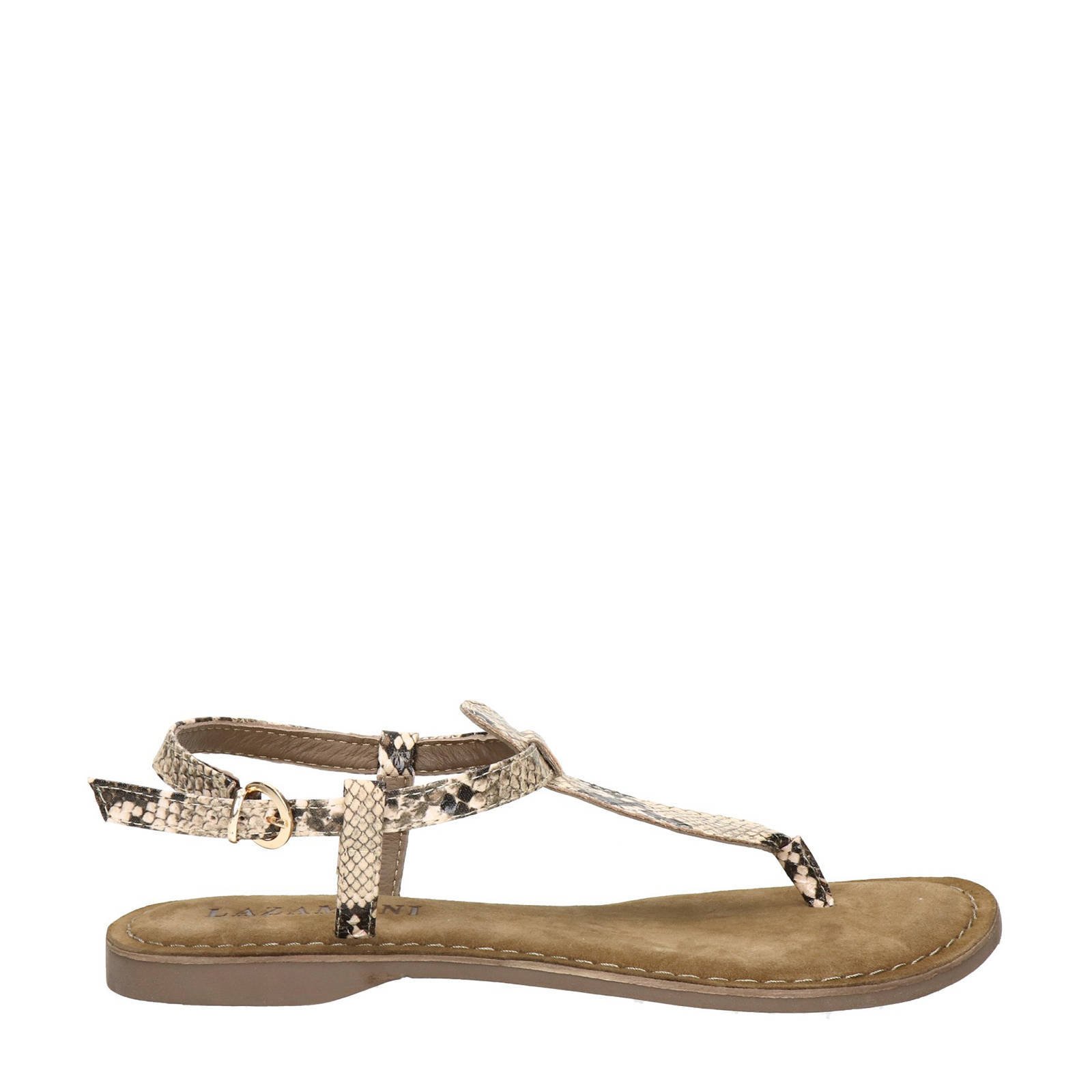 Sandalen slangenprint 2025