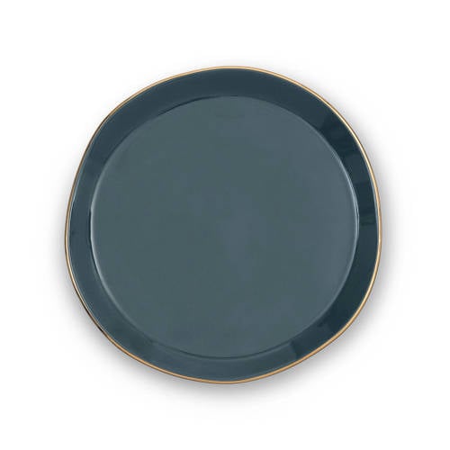 Urban Nature Culture gebaksbord Good Morning (Ø17 cm) - Blue Green