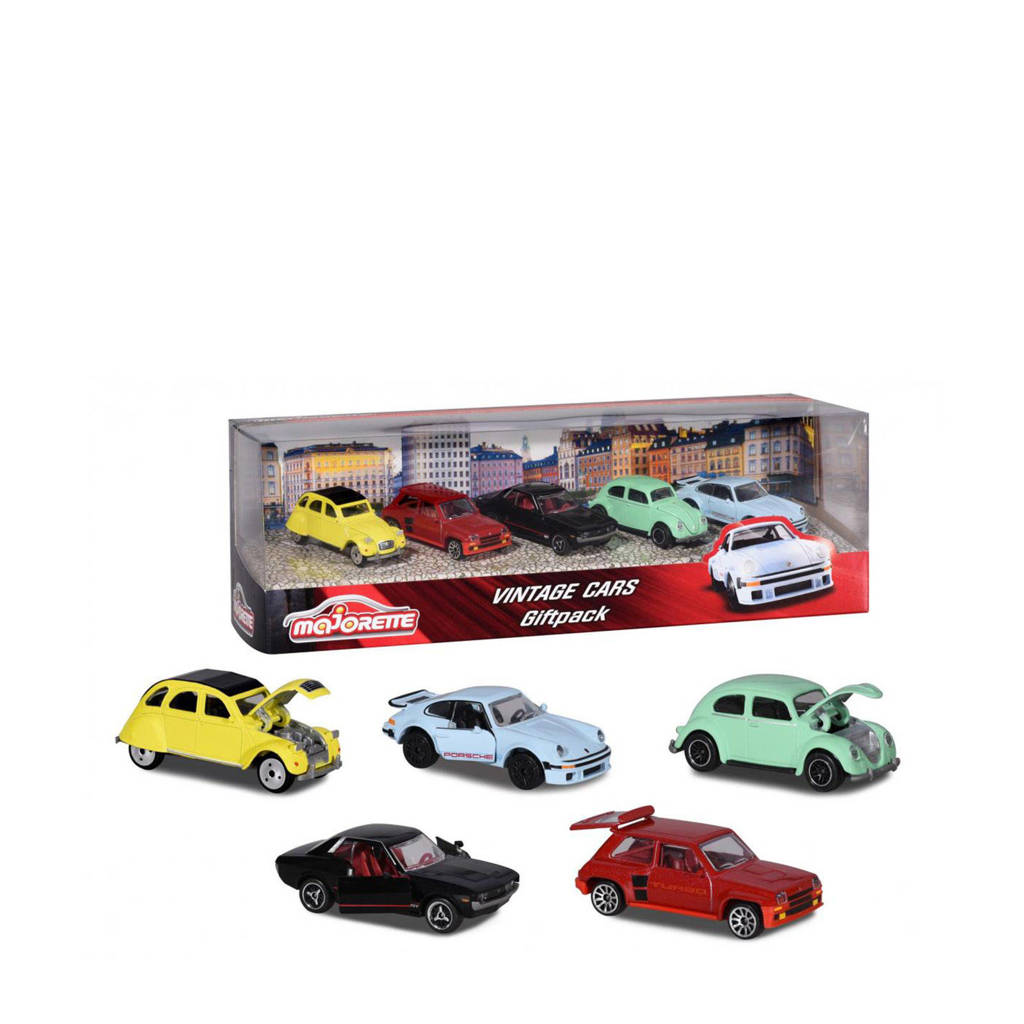 Majorette Giftpack Vintage 5 stuks, Multi