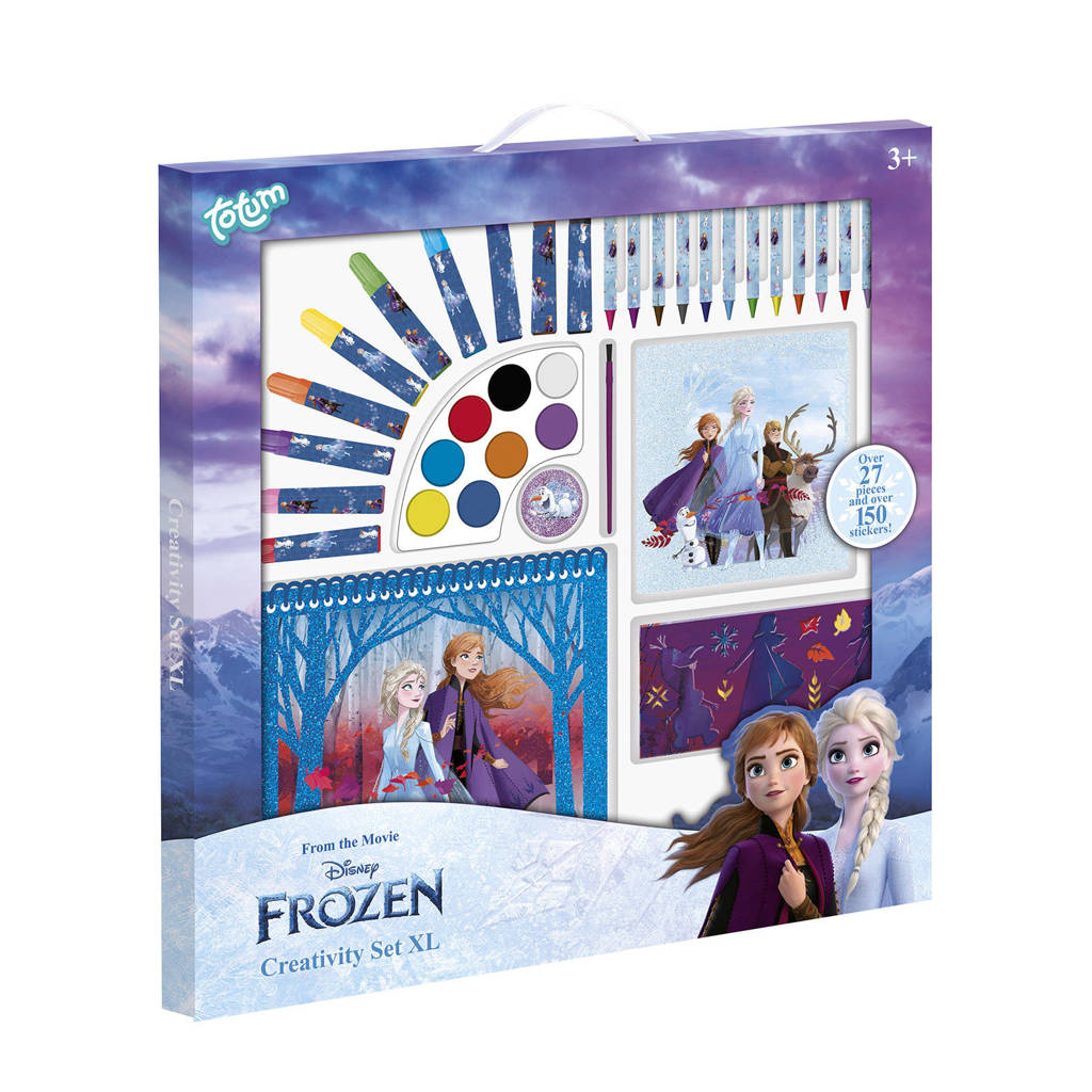 Disney Frozen 2 stationary set XL extra grote teken- en schilderset