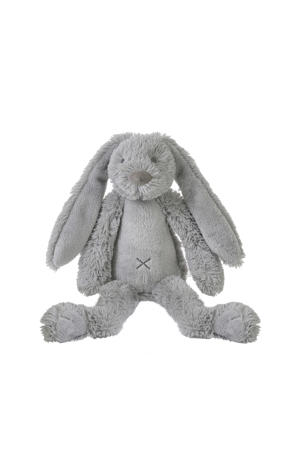 Tiny Grey Rabbit Richie knuffel 28 cm