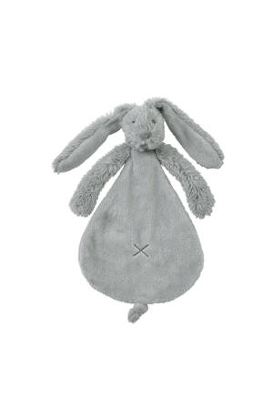 grey rabbit richie knuffeldoekje