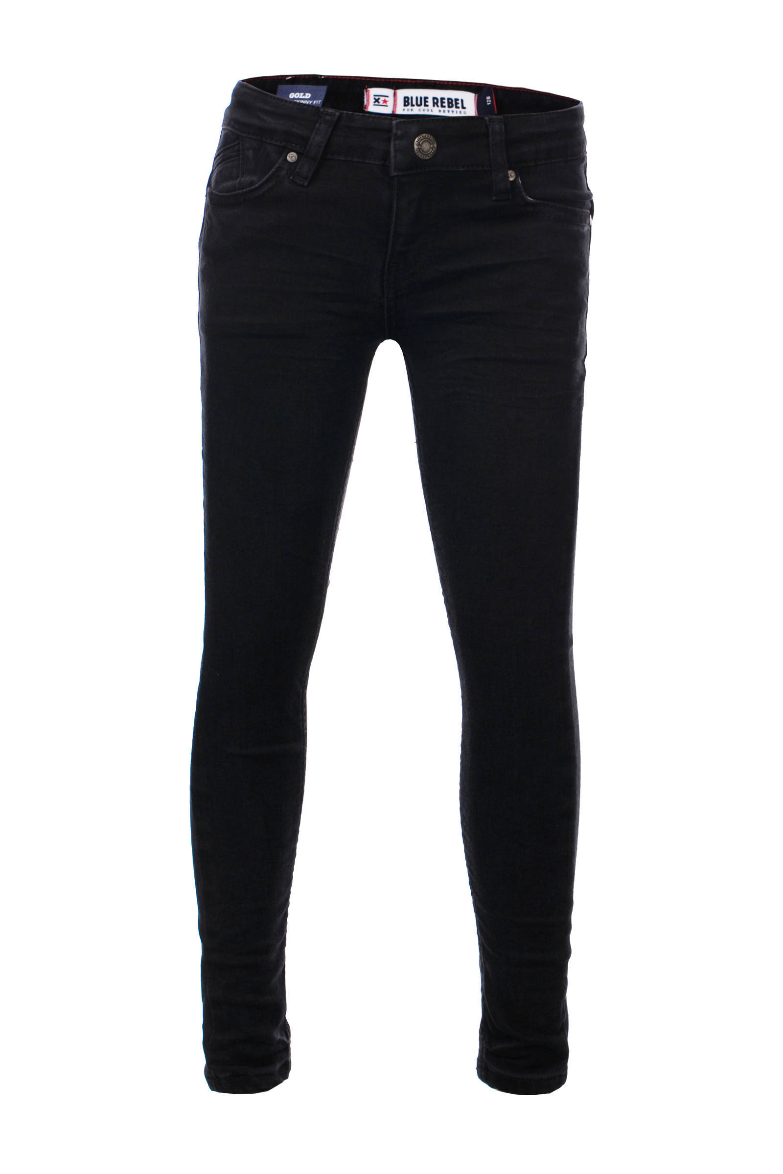 Blue Rebel super skinny jeans Gold zwart | wehkamp