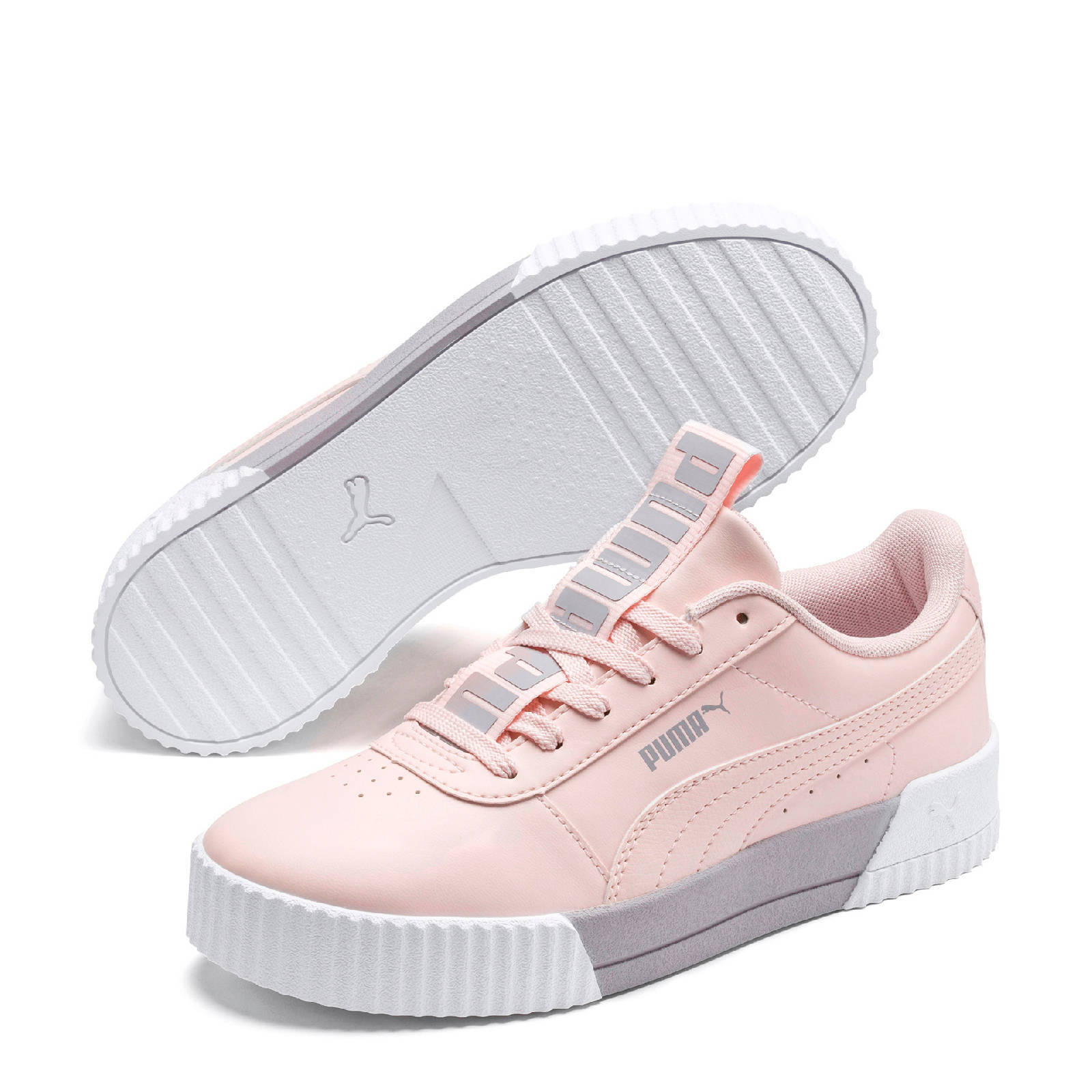 Puma Carina Bold sneakers lichtroze | wehkamp Puma Carina Bold sneakers lichtroze | wehkamp