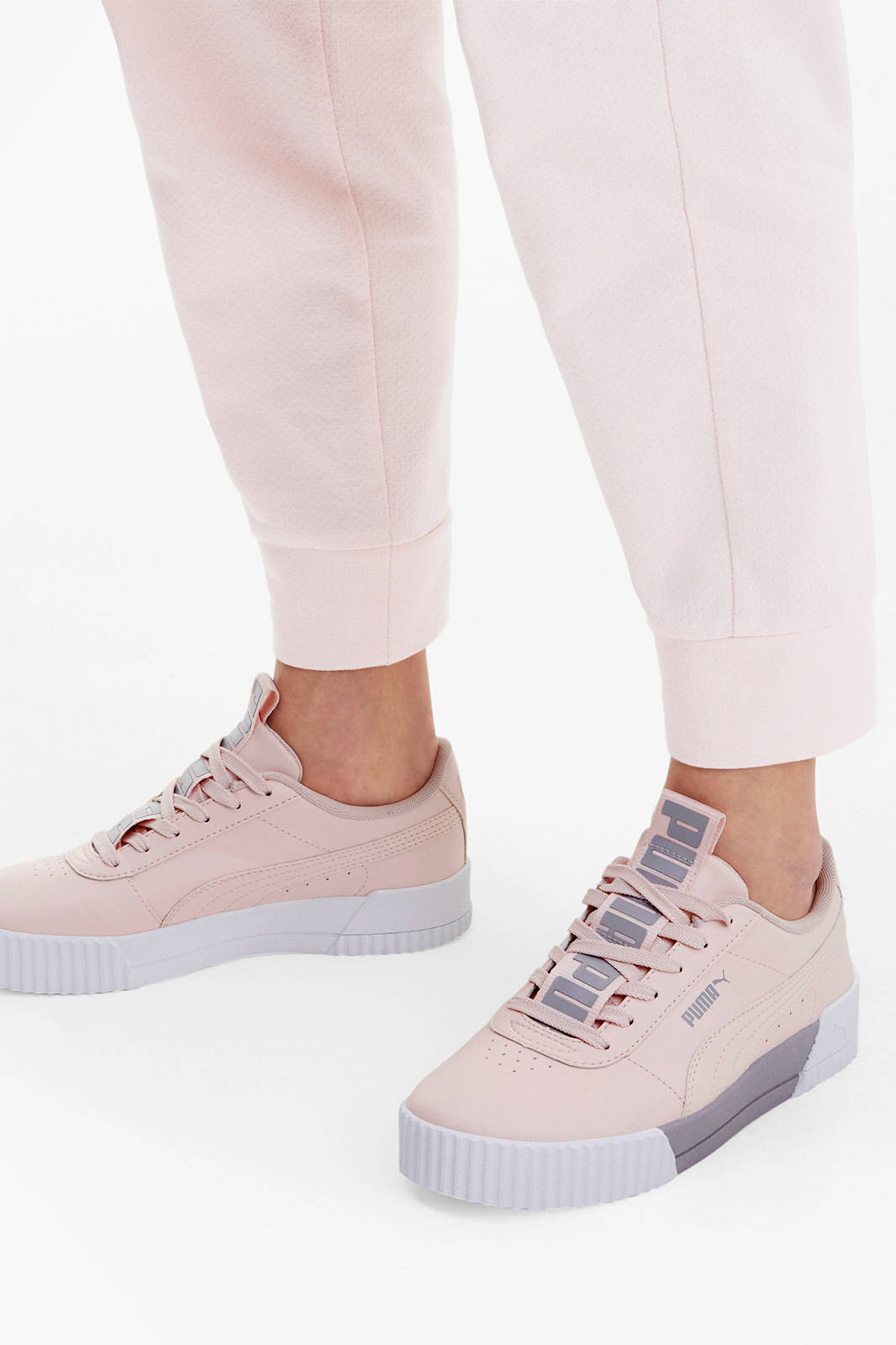 Puma Carina Bold sneakers lichtroze | wehkamp Puma Carina Bold sneakers lichtroze | wehkamp