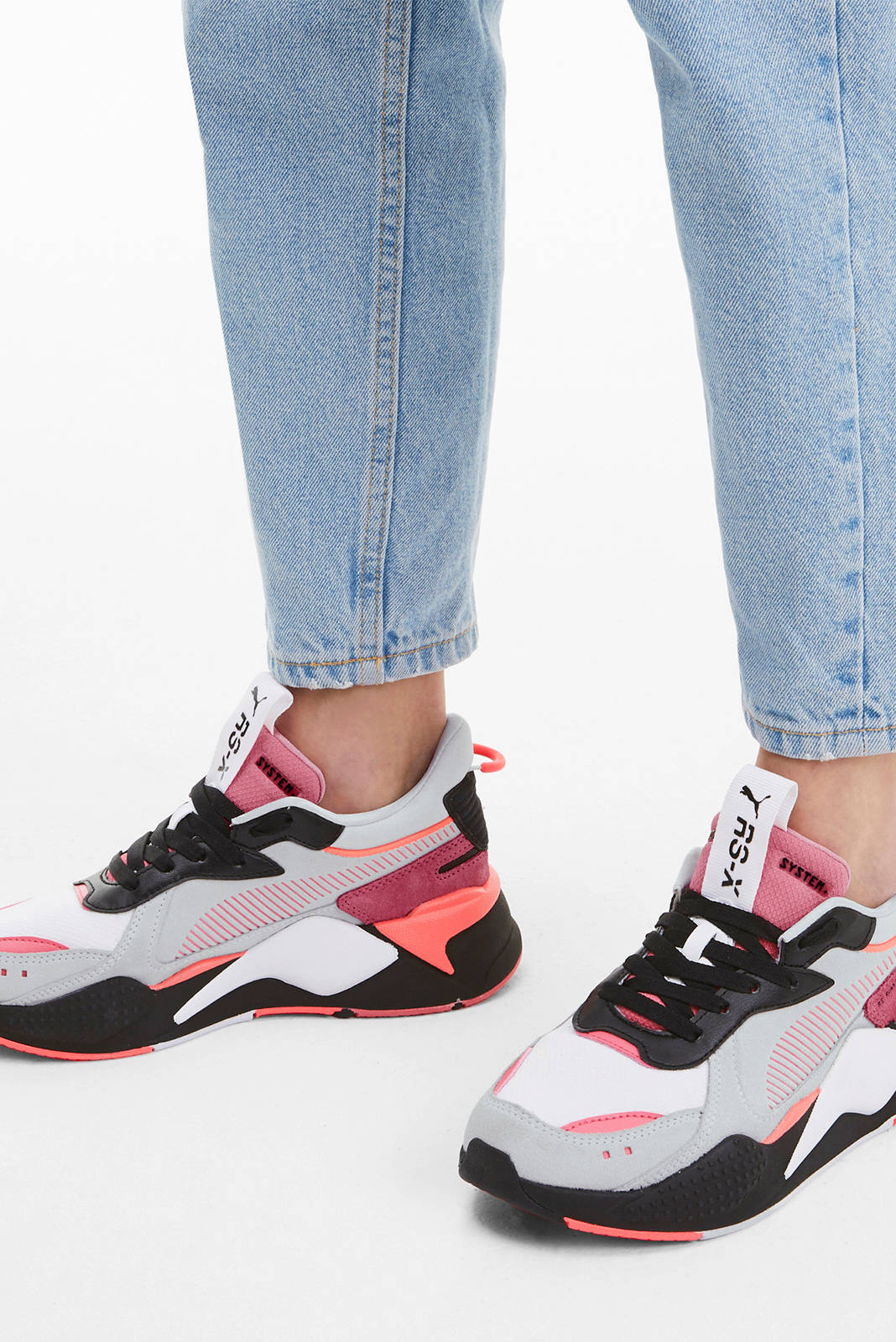 Puma RS-X Reinvent sneakers wit/roze/grijs | wehkamp Puma RS-X Reinvent sneakers wit/roze/grijs | wehkamp