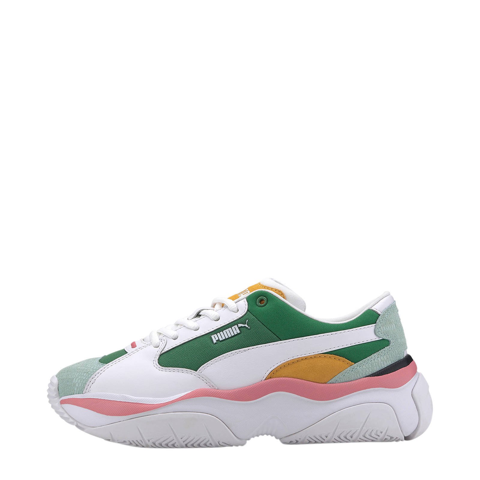 Puma Storm.Y Colour Block sneakers wit/groen/roze/oranje ... Puma Storm.Y Colour Block sneakers wit/groen/roze/oranje ...