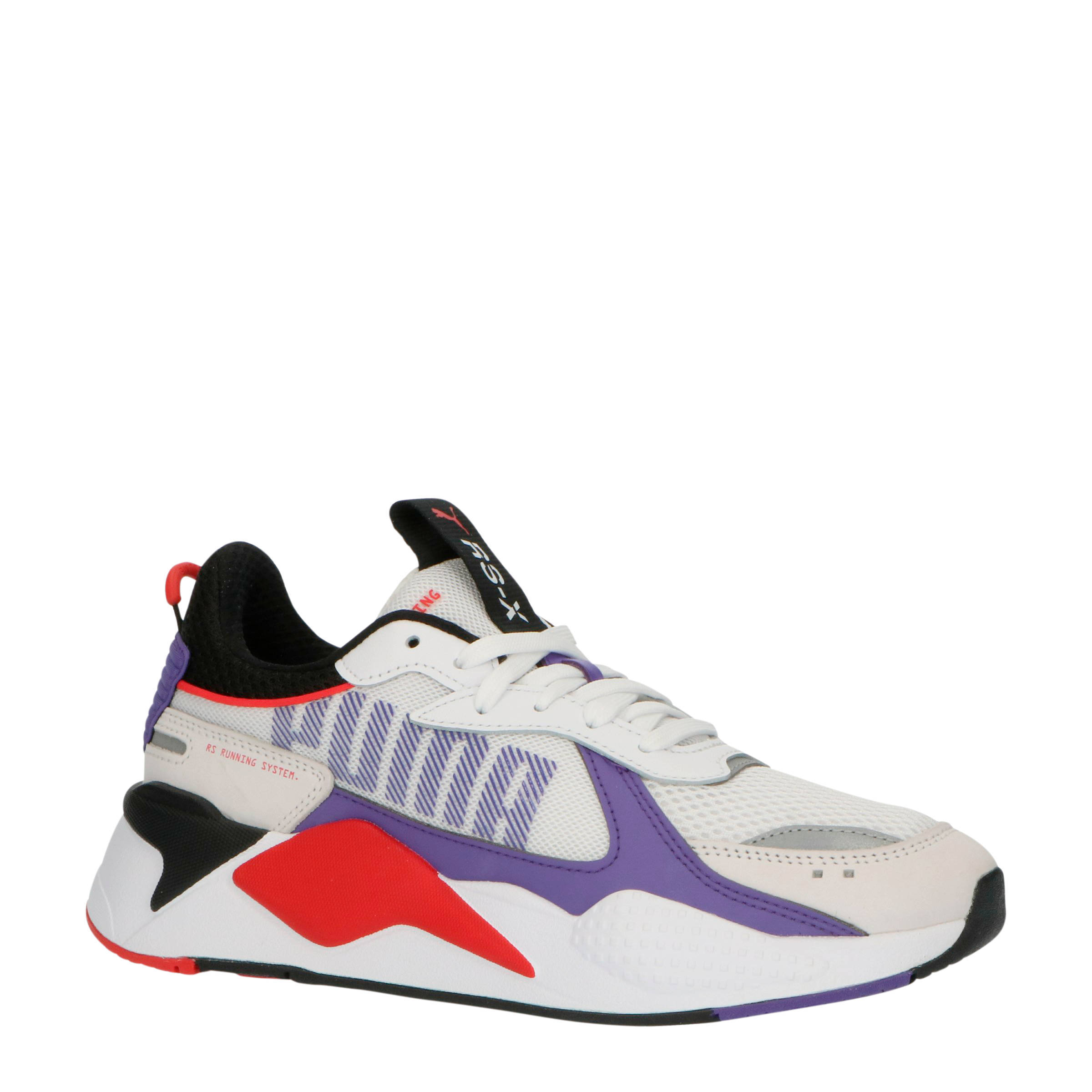 Puma RS-X Bold sneakers wit/paars/rood - Schoenen.nl